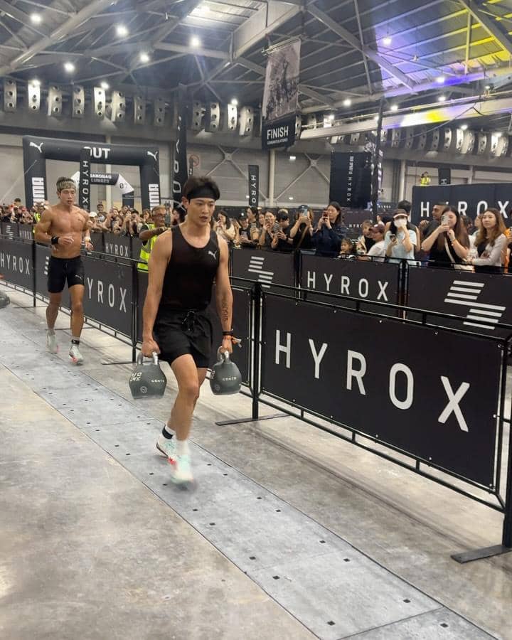 Minho SHINee ikut Hyrox di Singapura