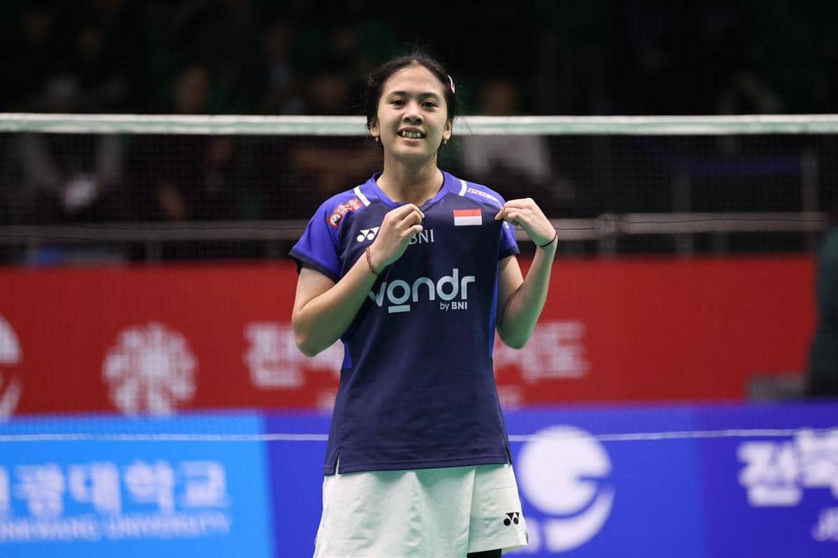 Tunggal putri muda Indonesia, Ni Kadek Dhinda Amartya Pratiwi di Korea Masters 2025 