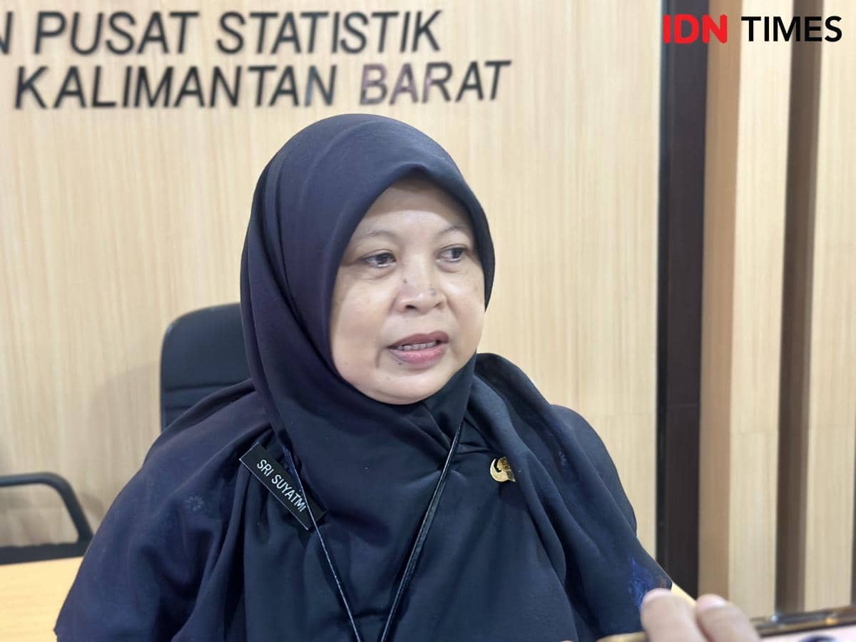 Ketua Tim Harga Statistik Ahli Madya BPS Kalbar, Sri Suyatmi.