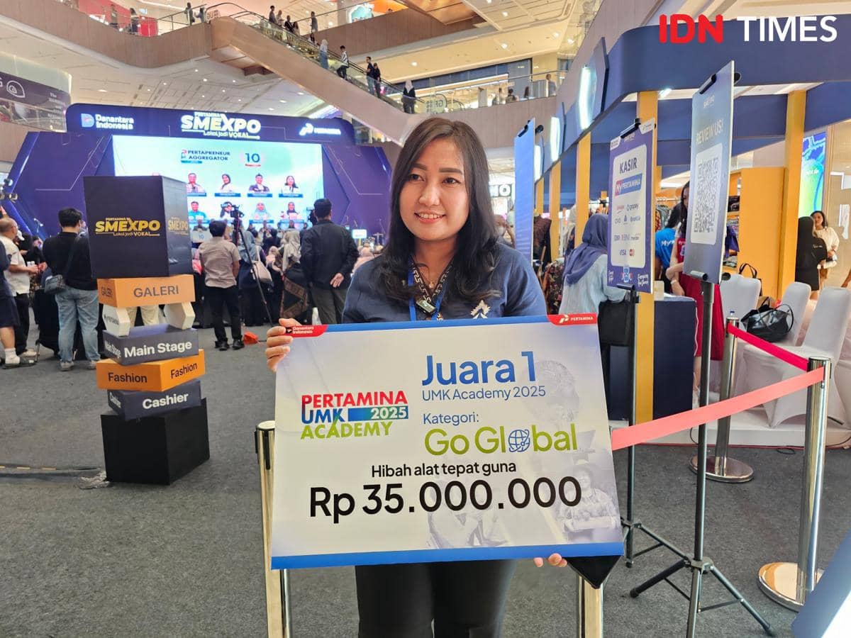 Melani Septina, pelaku UMKM asal Mojokerto peserta Pertamina UMK Academy