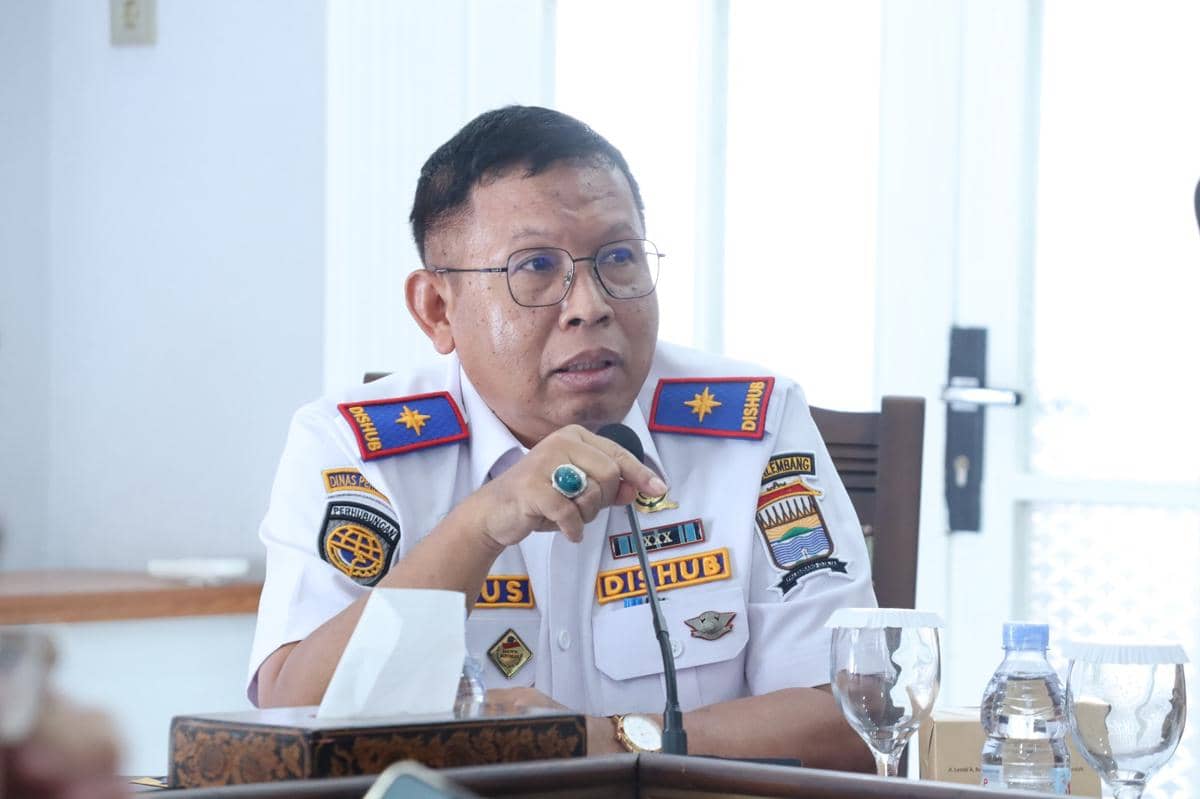 Kepala Dinas Perhubungan Palembang, Agus Supriyanto.