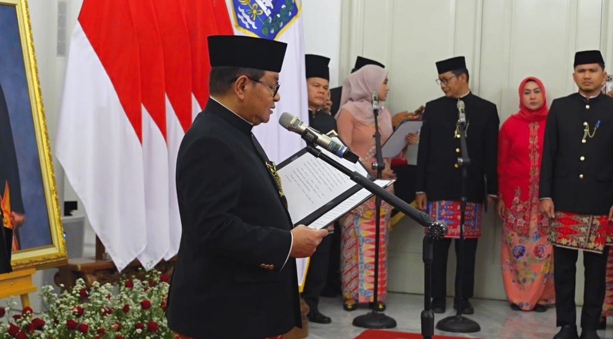 Pelantikan Sekda DKI Jakarta Uus Uswanto