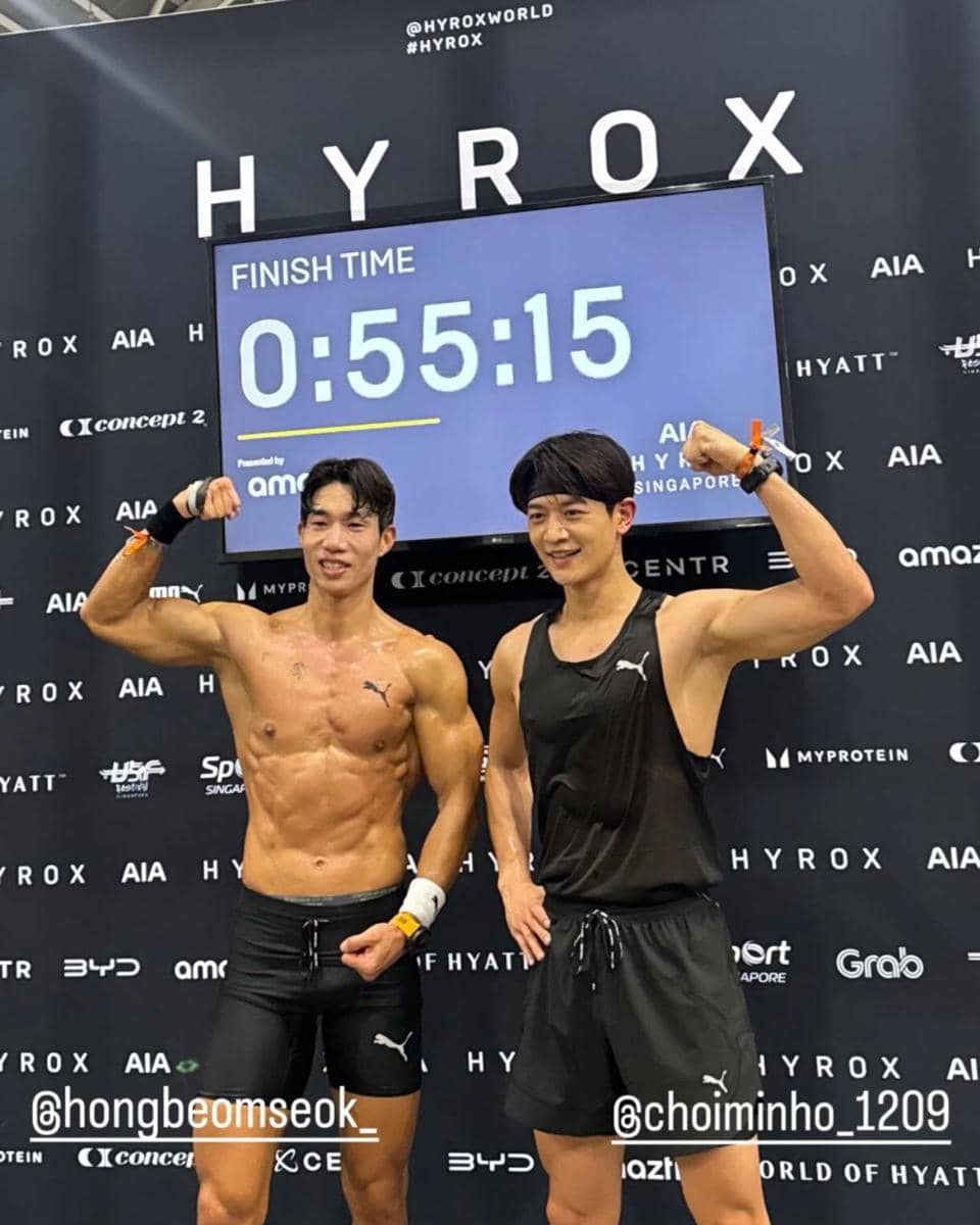Minho SHINee ikut Hyrox di Singapura