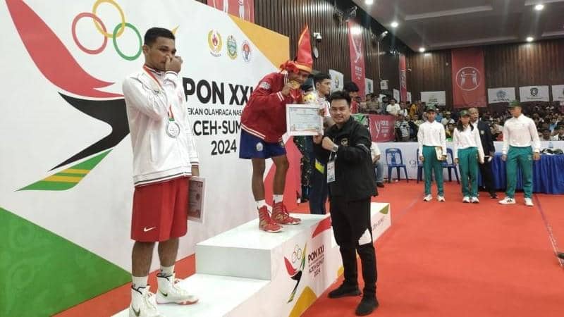 Petinju andalan Sulsel Holy Masihor wakili Indonesia di Kejuaraan Tinju Dunia 2025 di Dubai, Uni Emirat Arab. (Dok. Pertina Sulsel)