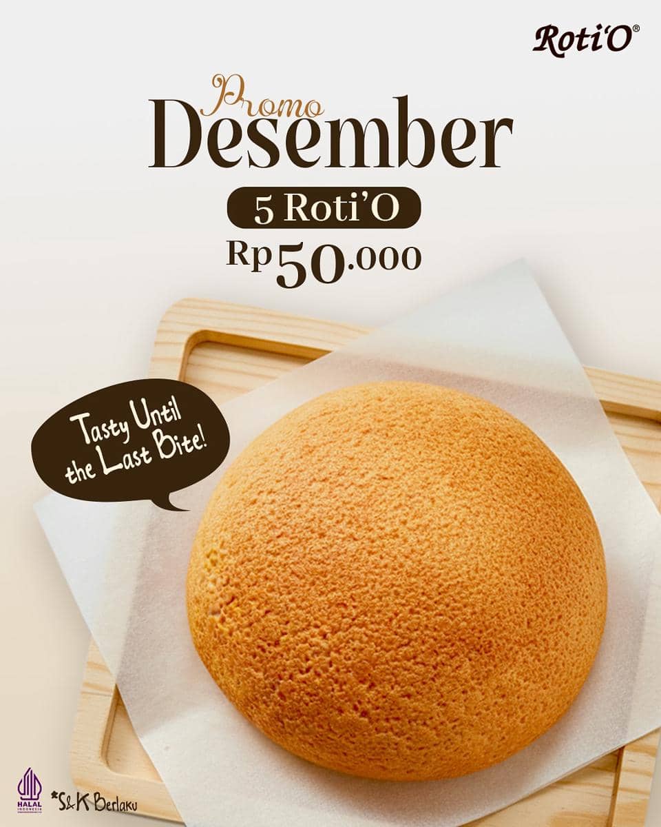 Promo Roti'O Desember 2025
