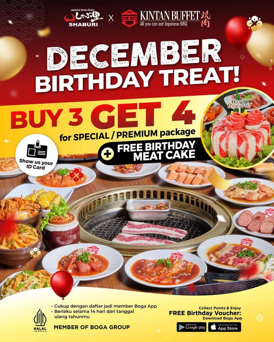 Promo Shaburi dan Kintan Buffet Desember 2025