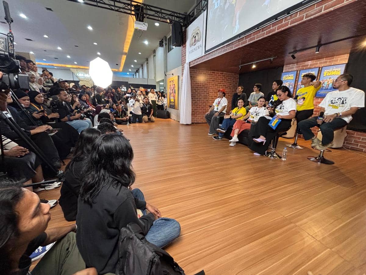 Jumpa pers Film Suka Duka Tawa, dalam agenda JAFF Market 2025, di JEC Yogyakarta, Senin (1/12/2025). (IDN Times/Herlambang Jati Kusumo)