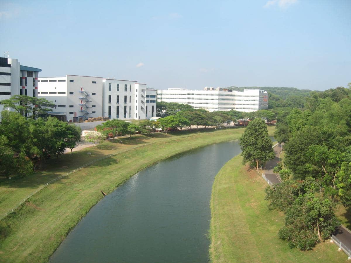 potret sungai di Singapura