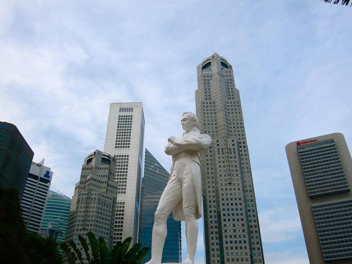 potret Raffles Landing Site