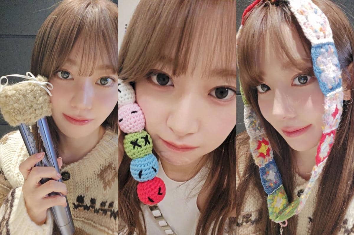 Koleksi rajutan Sakura LE SSERAFIM