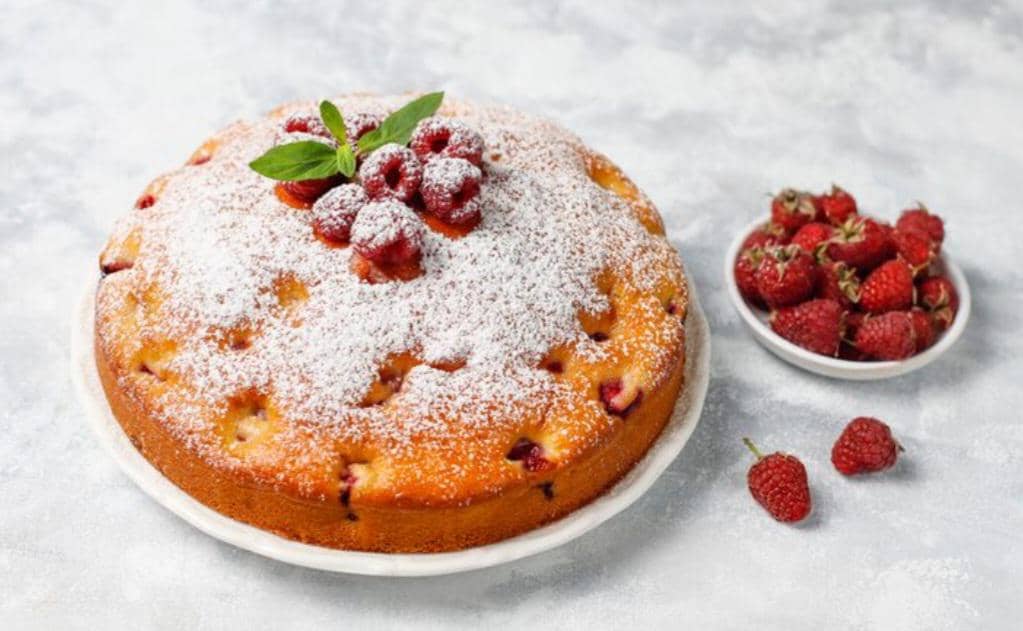 ilustrasi hidangan fruitcake