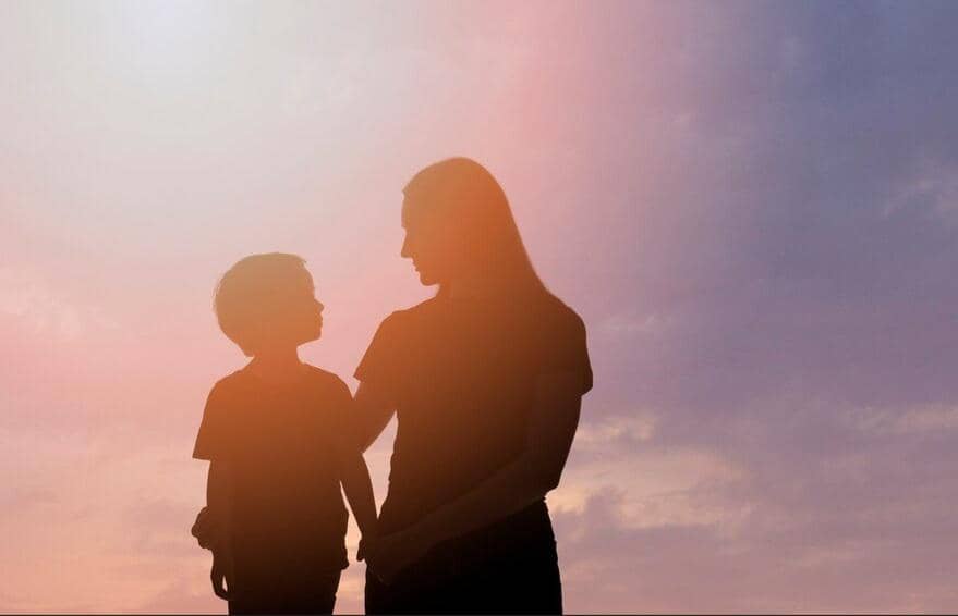 ilustrasi ibu dan anak