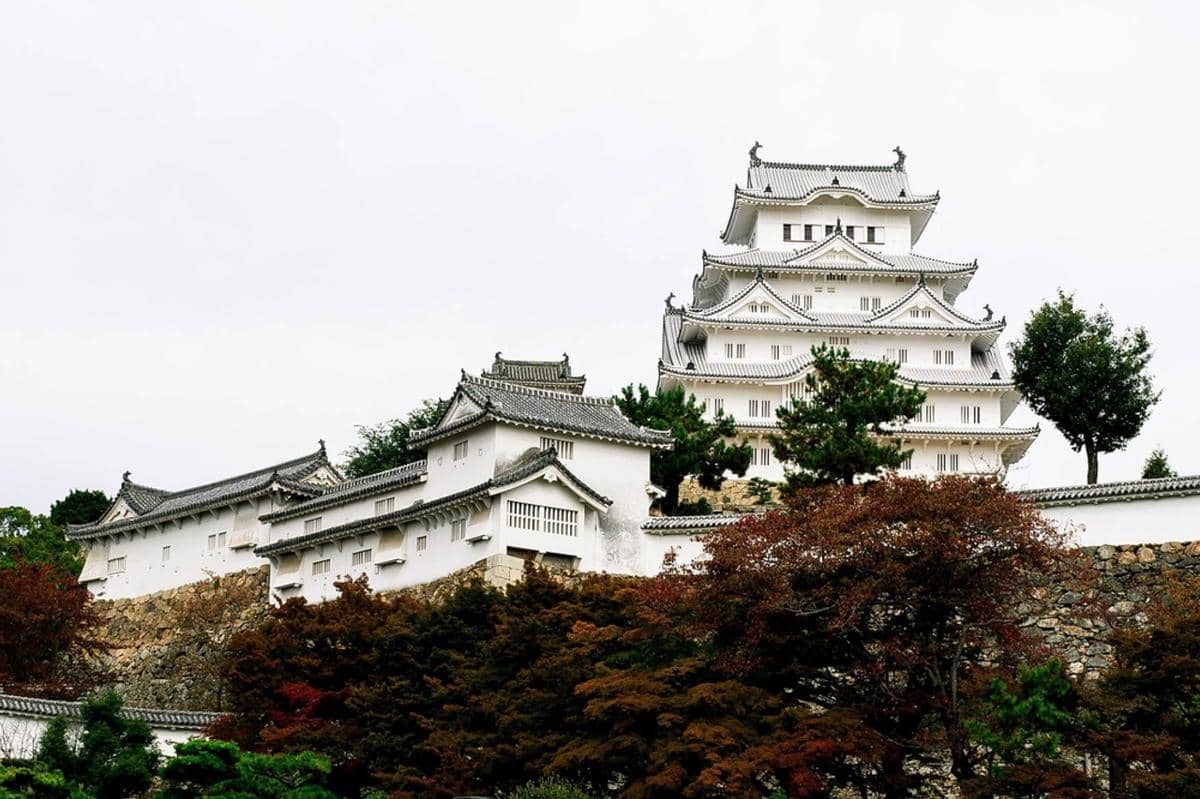 Kastil Himeji di Kota Himeji, Prefektur Hyogo, Jepang