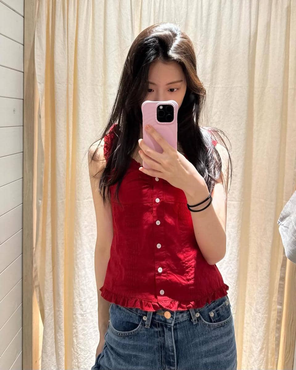 potret terbaru Kim Garam eks LE SSERAFIM