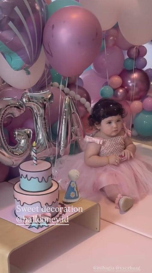 perayaan Ulang Tahun Hagia (instagram.com/inijedar)