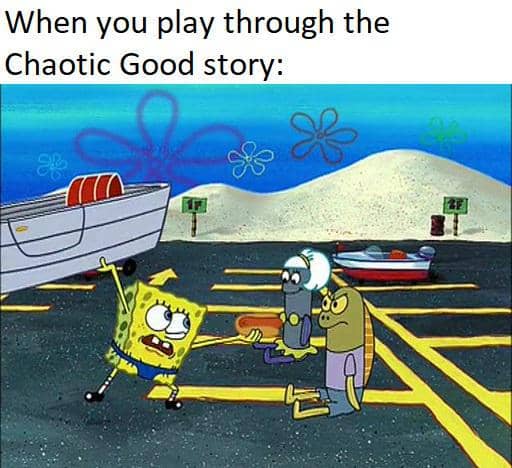 meme SpongeBob tentang kapal