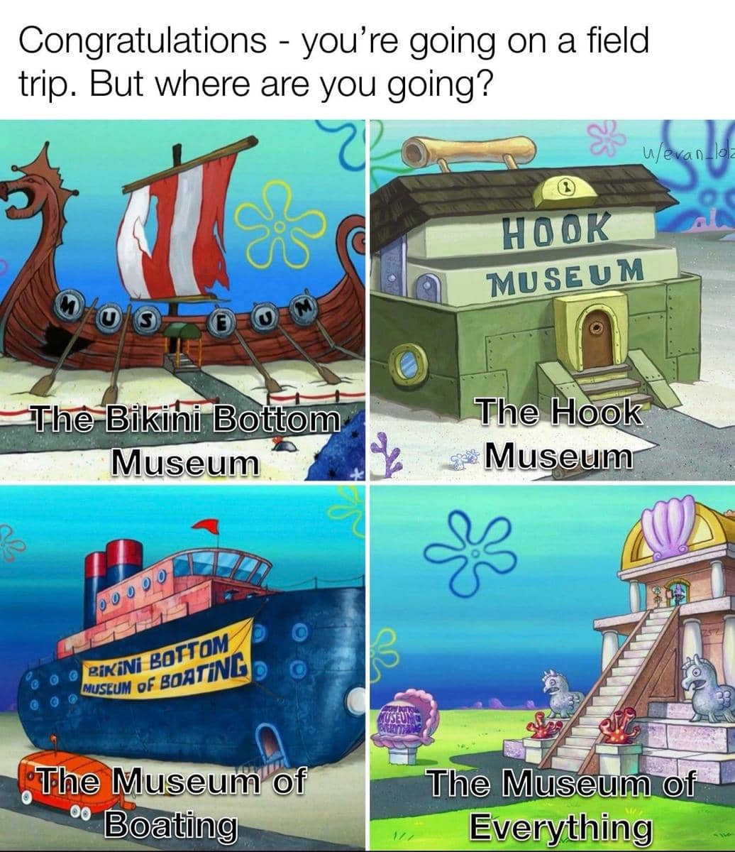 meme SpongeBob tentang kapal