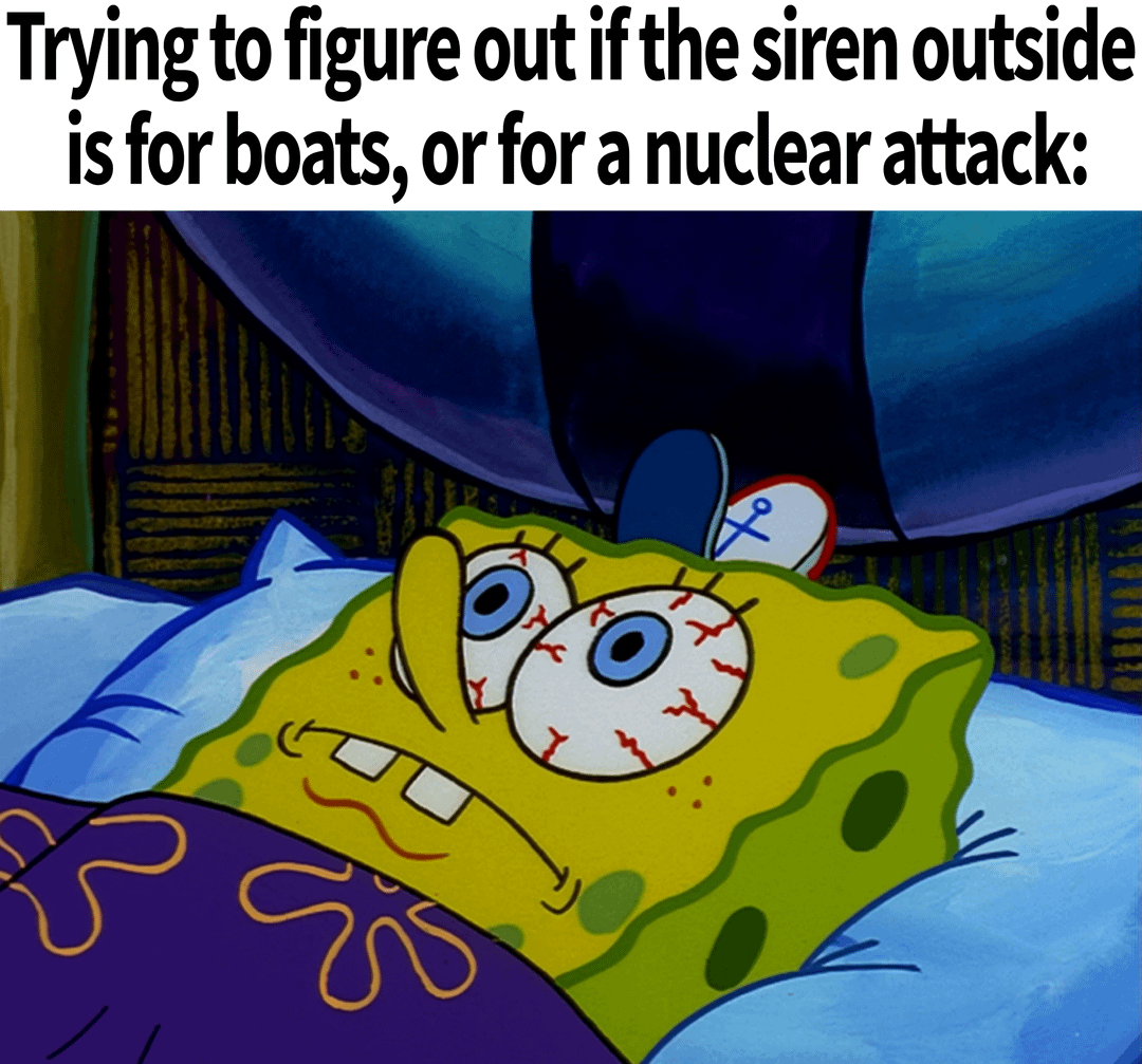 meme SpongeBob tentang kapal