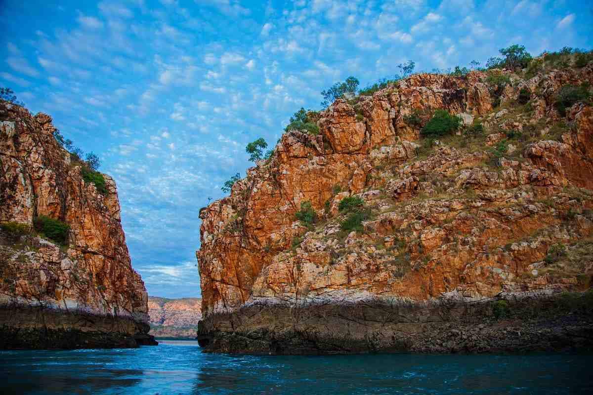 Ilustrasi horizontal falls di Australia