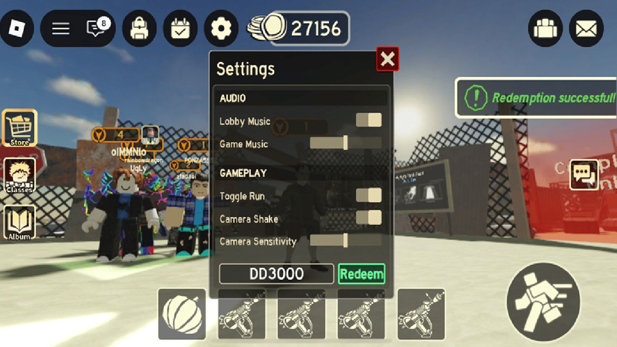 cara redeem kode Deadly Delivery