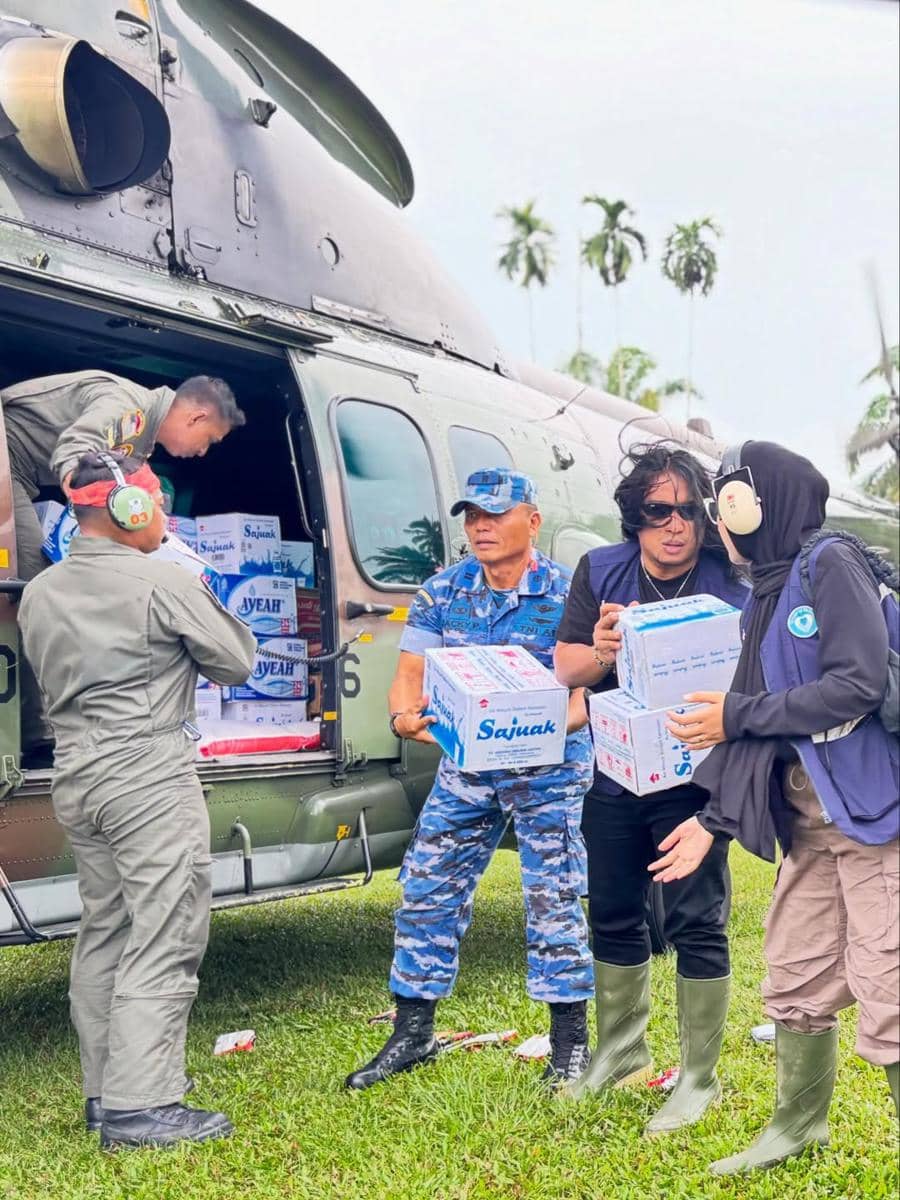 Praz Teguh kirim bantuan untuk korban bencana di Sumbar.