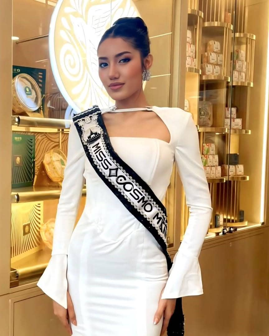 potret Myint Myat Moe, Miss Cosmo Myanmar 2025