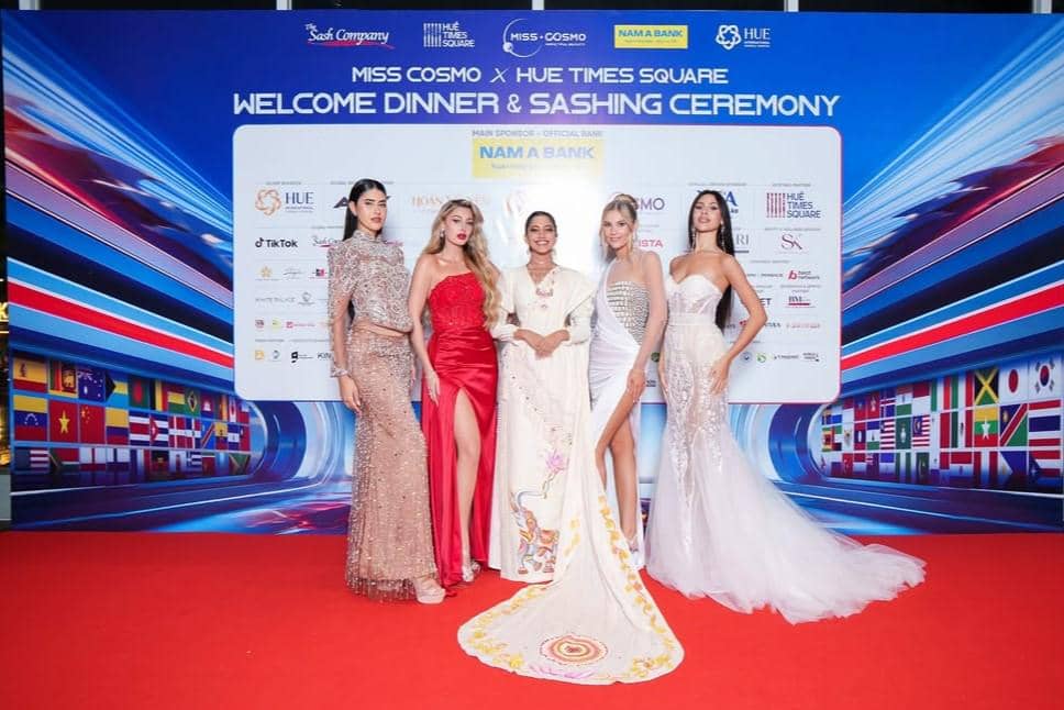 sashing ceremony dan welcome dinner Miss Cosmo 2025