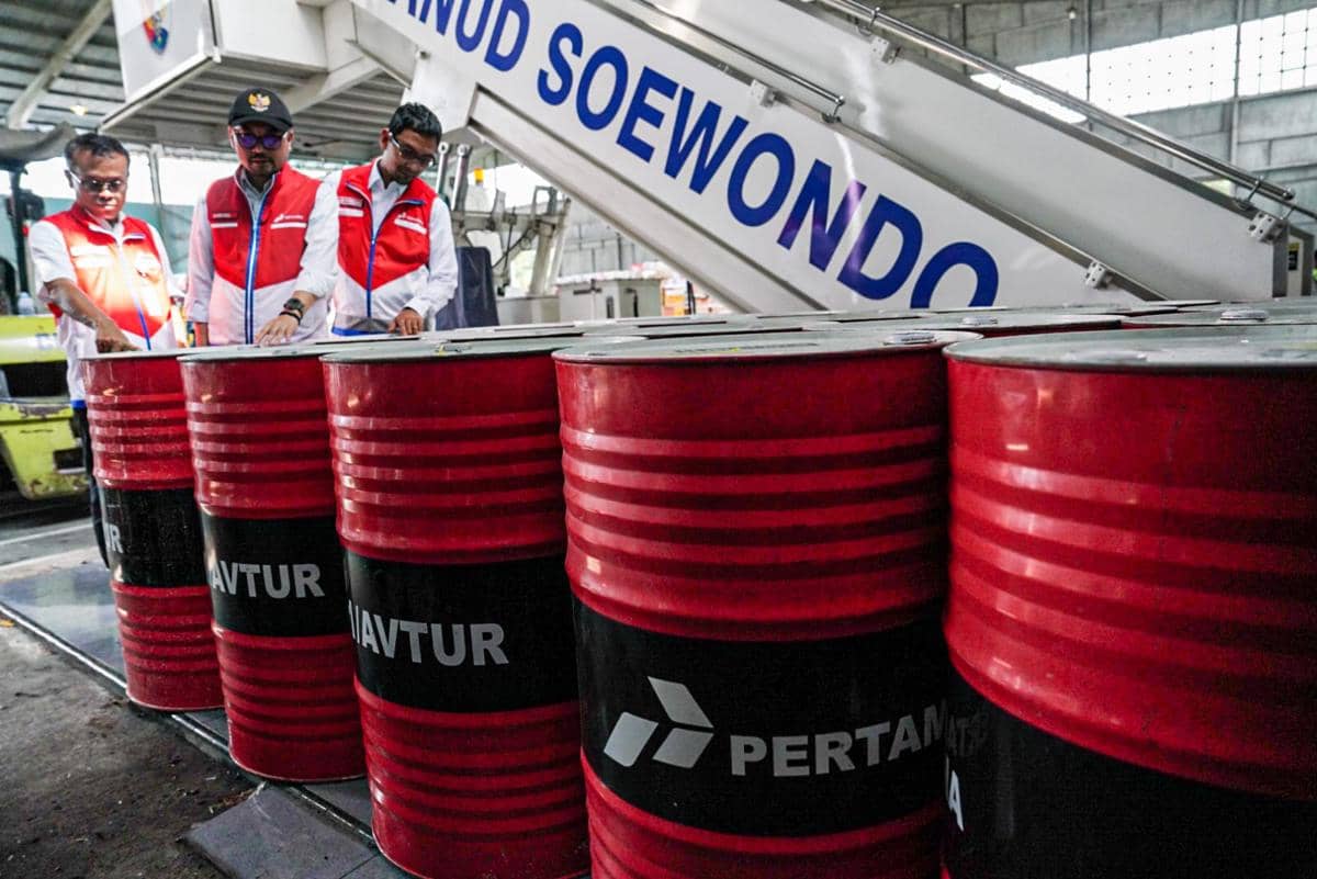 Pertamina Patra Niaga memastikan suplai BBM jalur laut sudah pulih (dok.Pertamina)