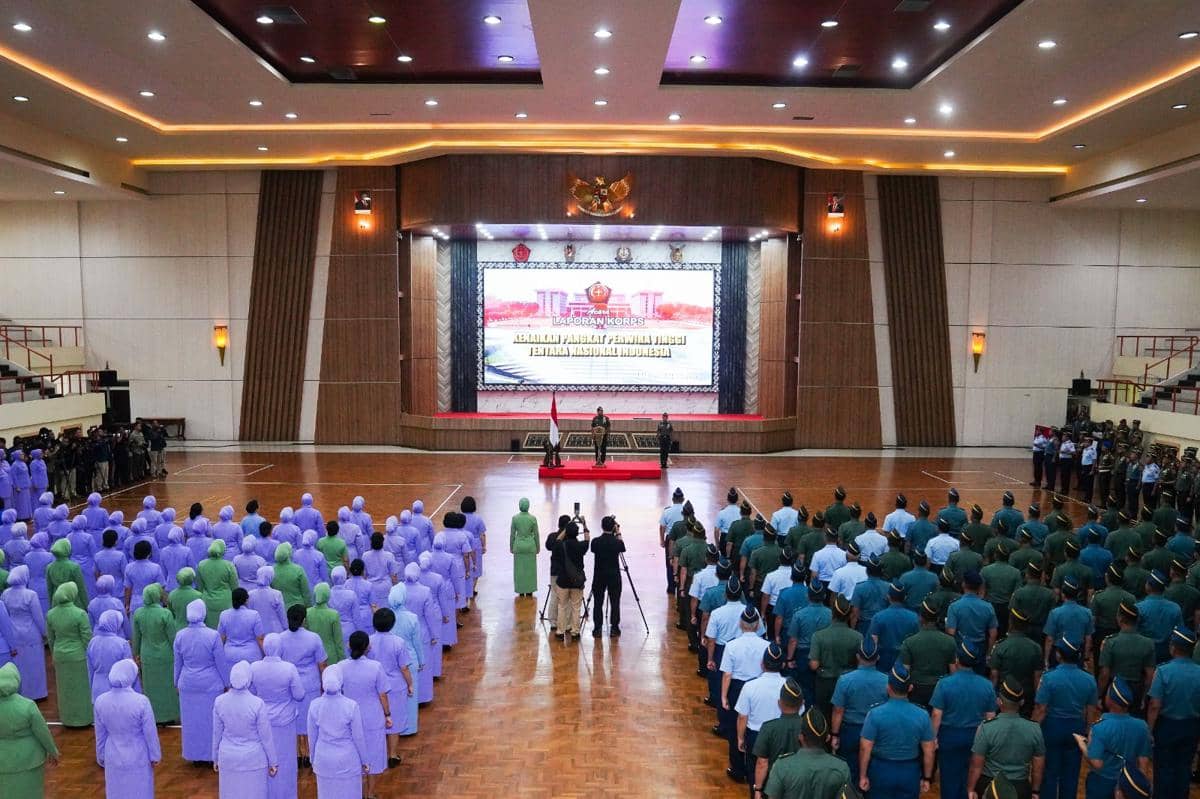 Sebanyak 139 Pati Naik Pangkat: 80 dari TNI AD, 35 TNI AL, 24 TNI AU