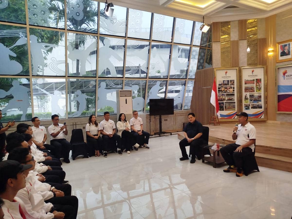 Menpora Erick jumpa pengurus PBPI dan skuad Timnas Padel