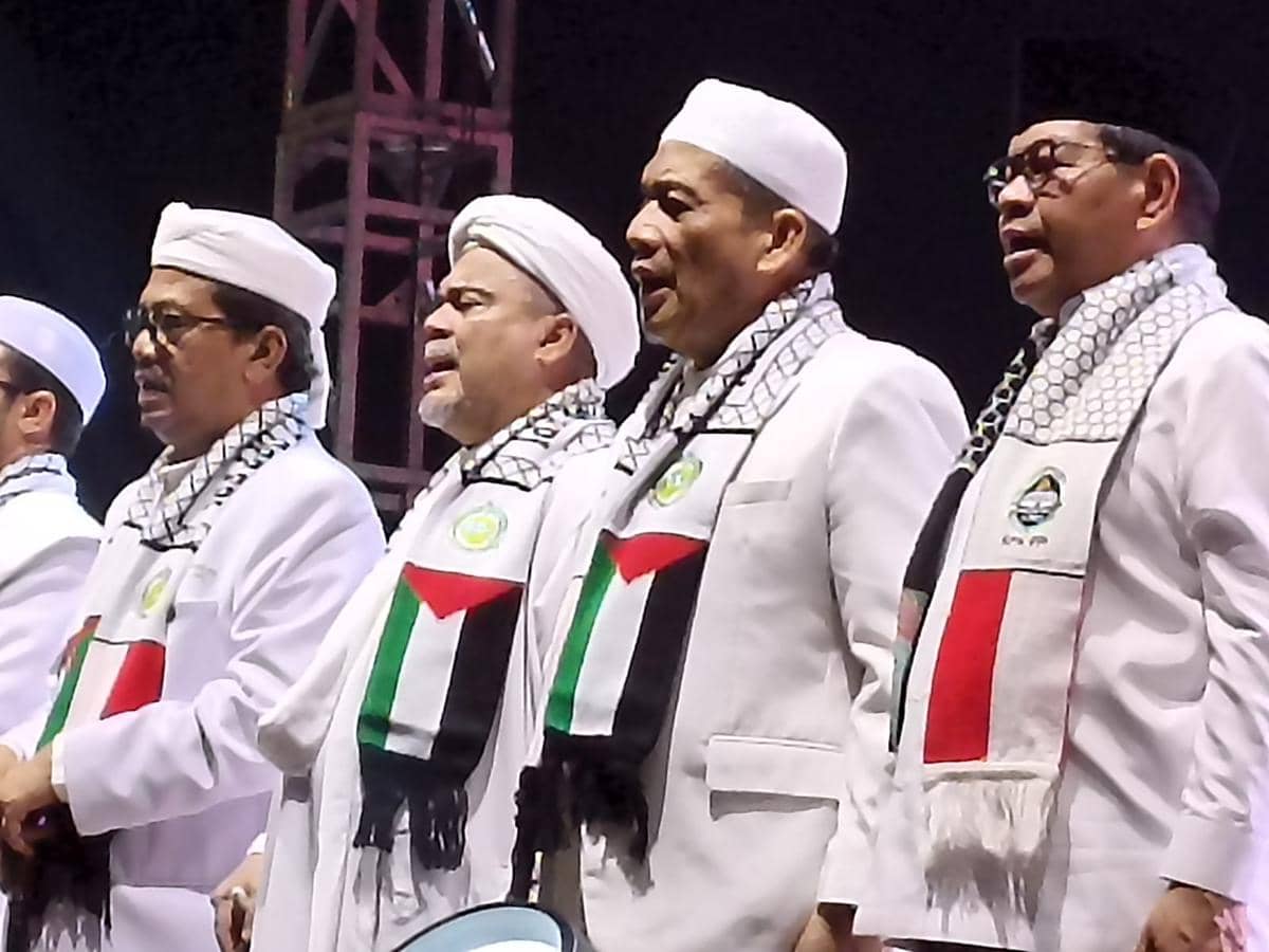 Pramono Anung, Wamenag Romo Muhammad Syafi'i dan Rizieq Shihab hadiri Reuni 212