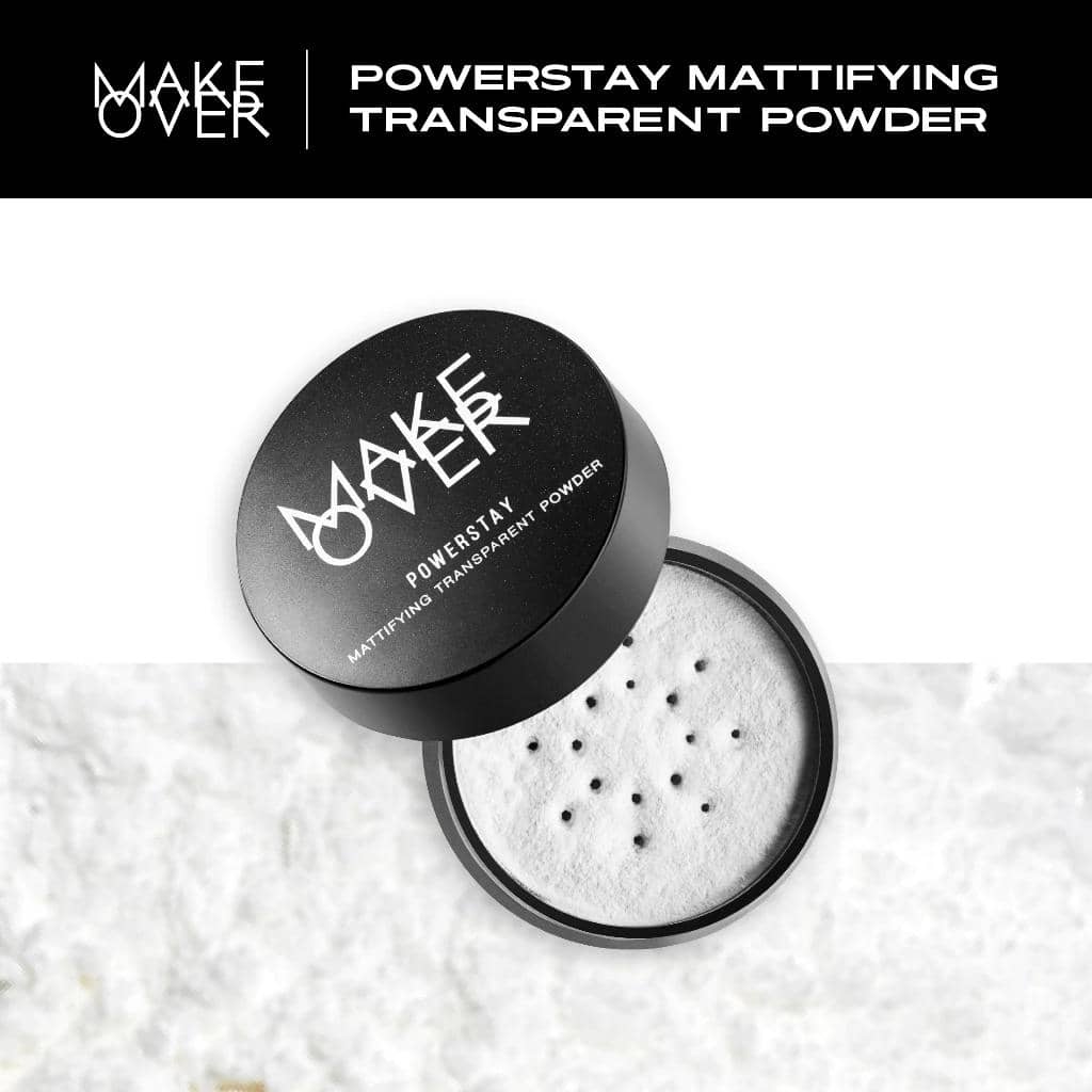 MAKE OVER powerstay mattifying transparent powder