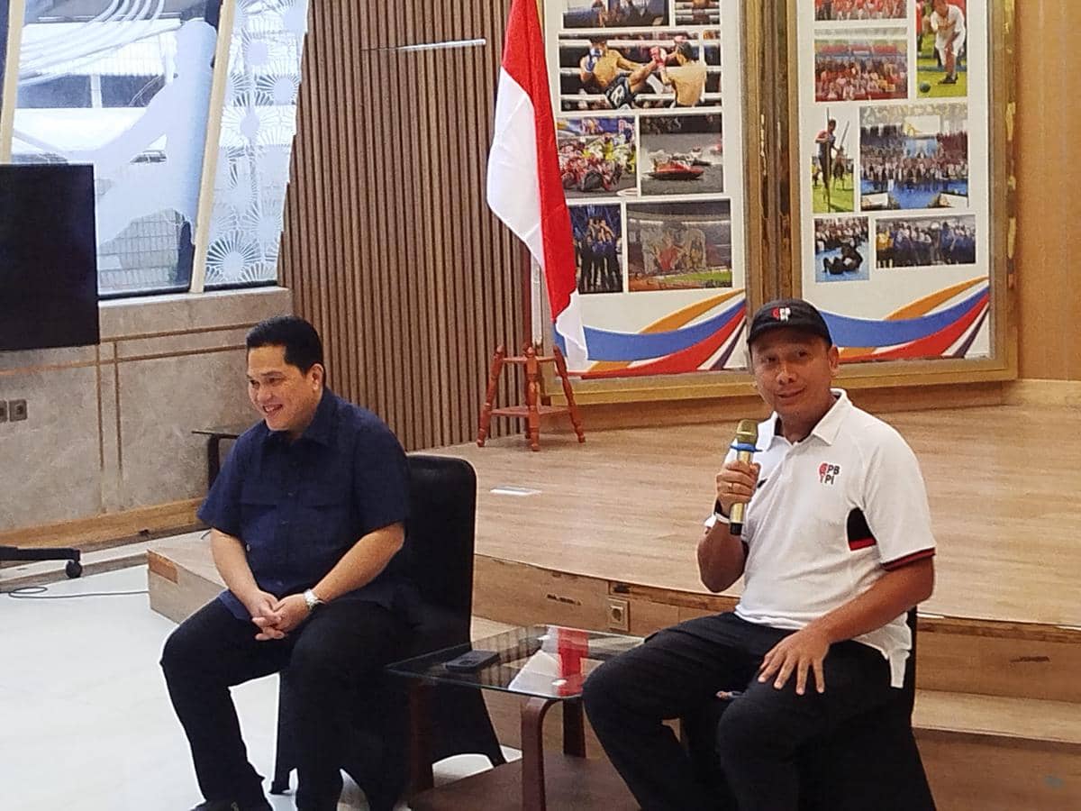 Menpora Erick jumpa pengurus PBPI dan skuad Timnas Padel