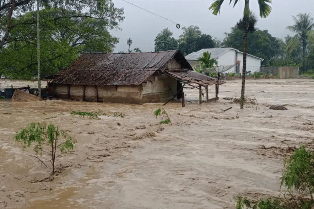 Aceh saat dilanda banjir