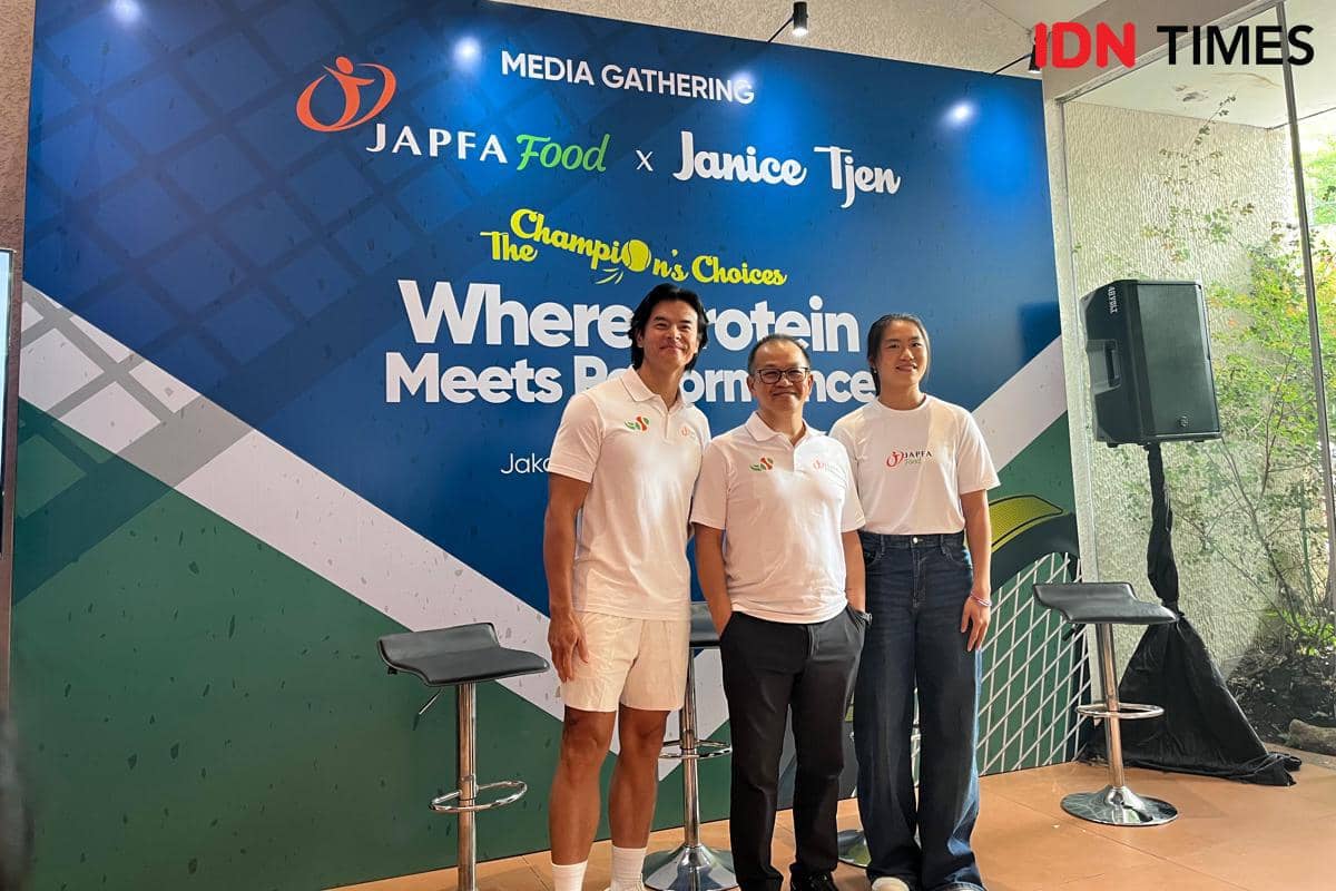 Kolaborasi Japfa dan Janice Tjen dalam The Champion's Choice: Where Protein Meets Perfomance di kawasan Menteng, Jakarta Pusat 