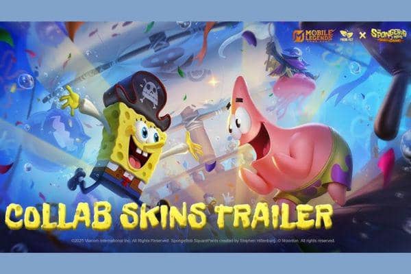 skIn kolaborasi MLBB x SpongeBob