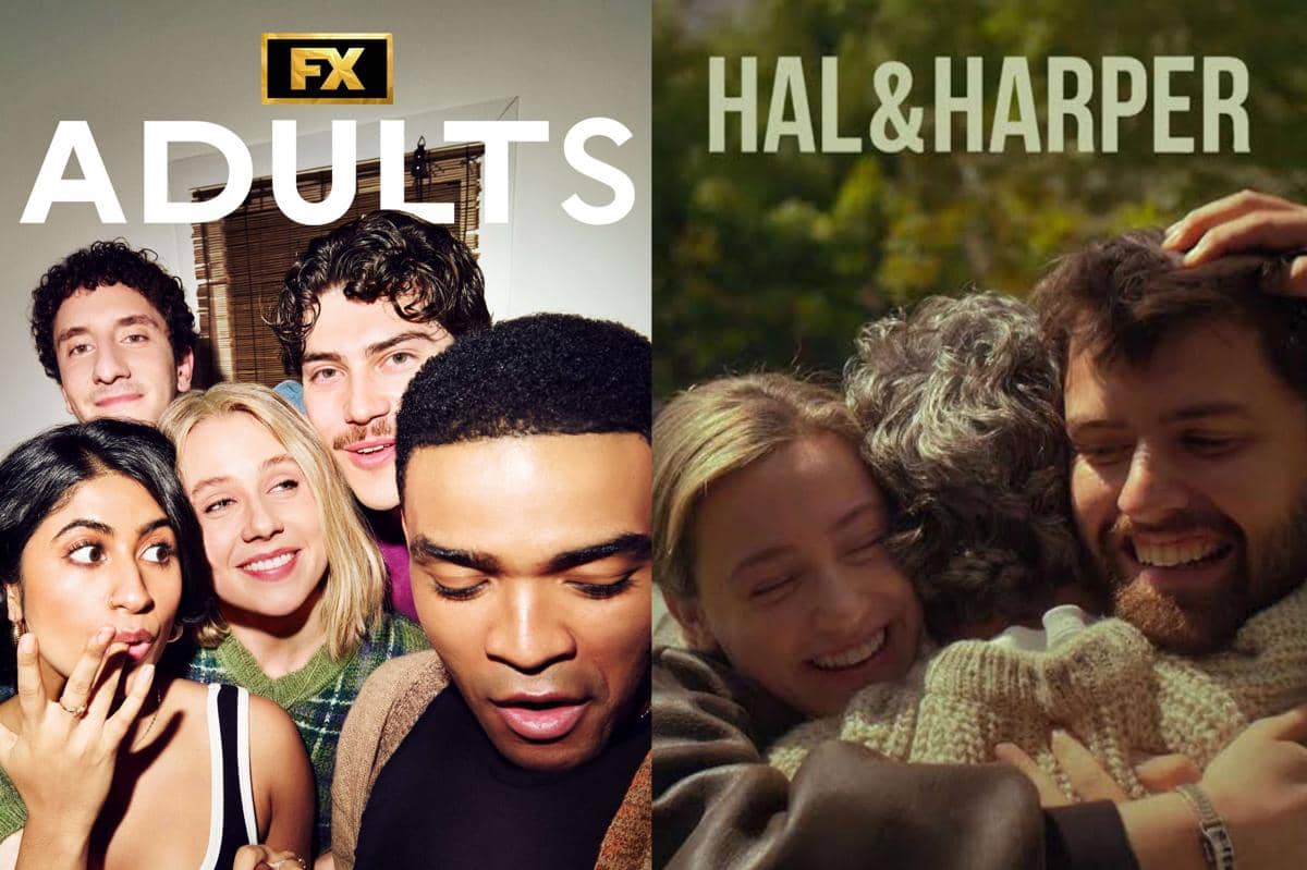 poster serial Adults dan Hal & Harper