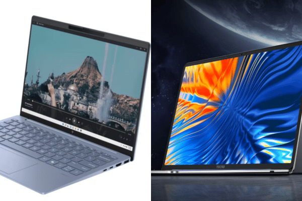 HP Pavilion Aero 13.3 dan TECNO Megabook S14 
