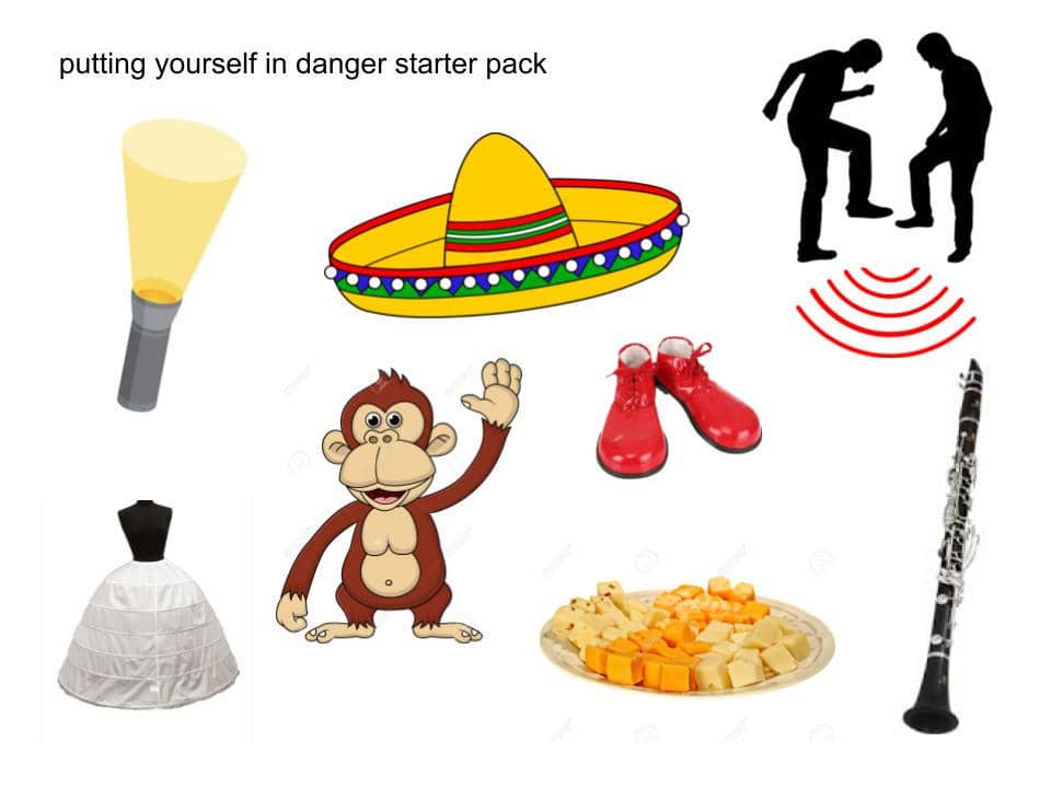 meme SpongeBob tentang klarinet