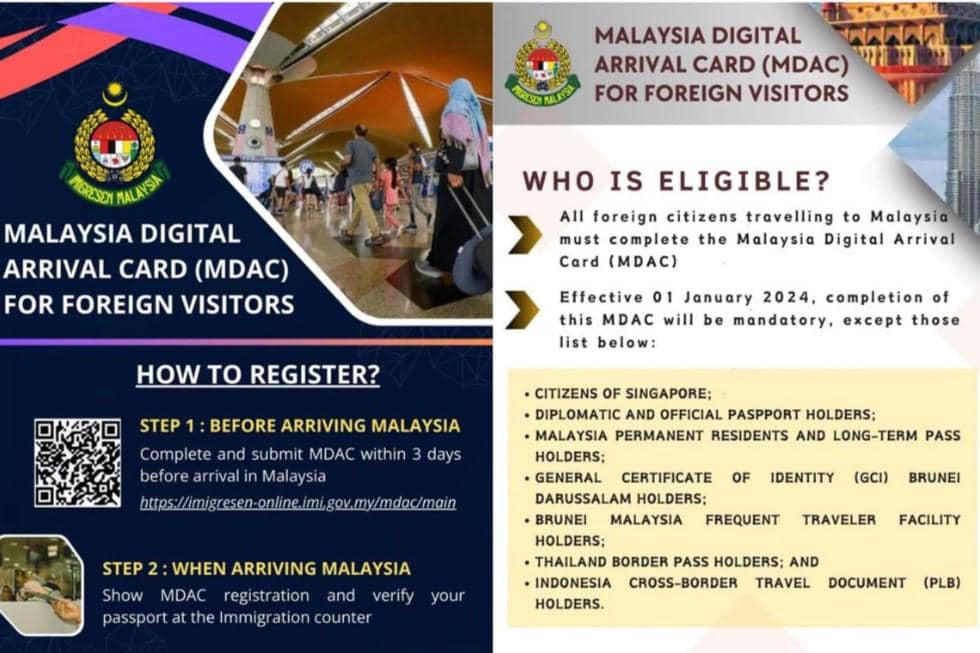 ilustrasi Malaysia Digital Arrival Card