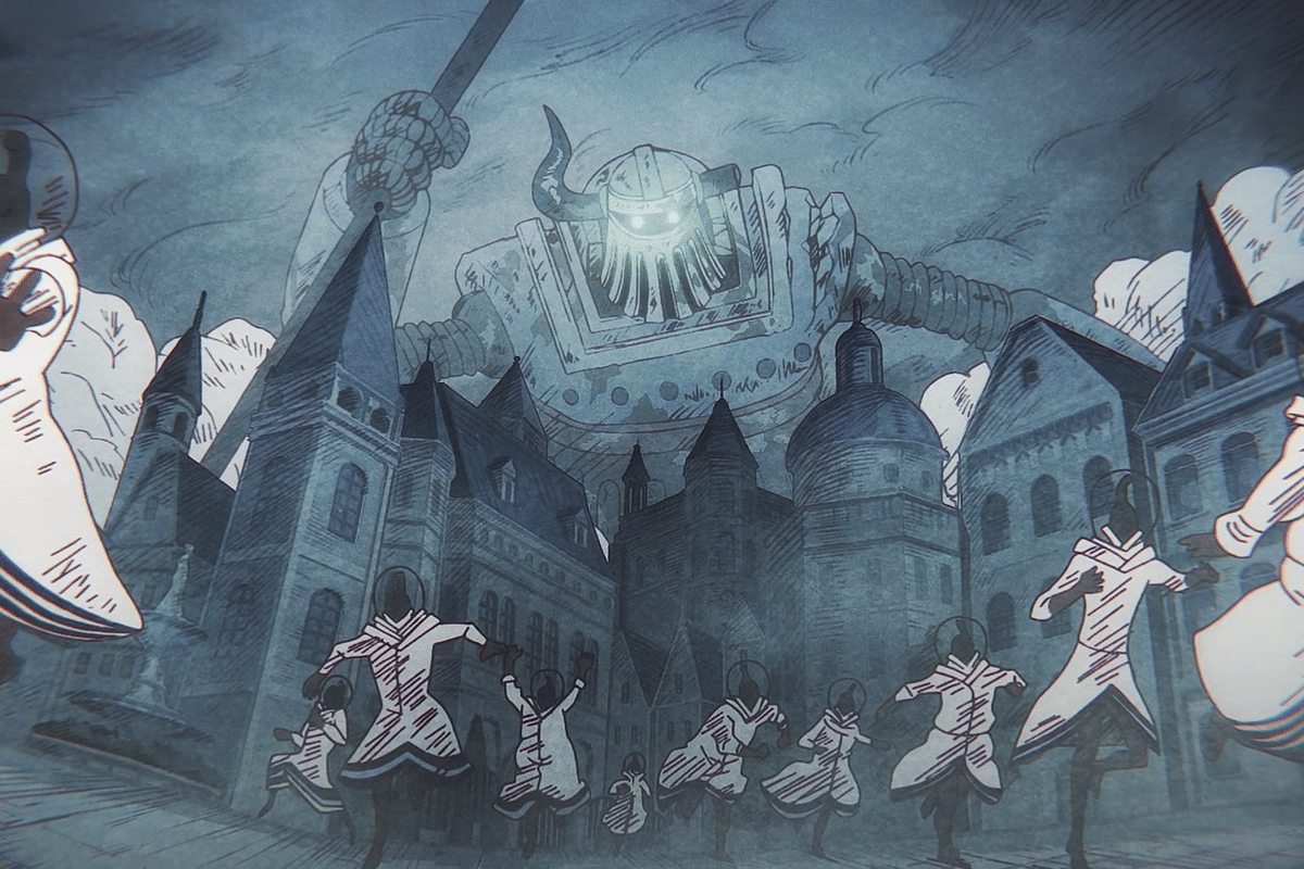 Emet menyerang Mary Geoise. 