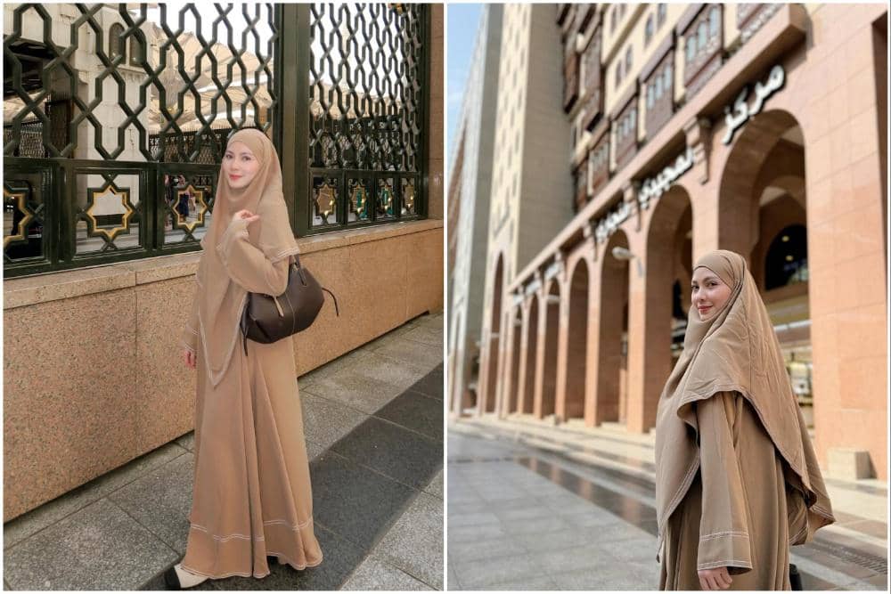 Haviza Anjani saat di Madinah