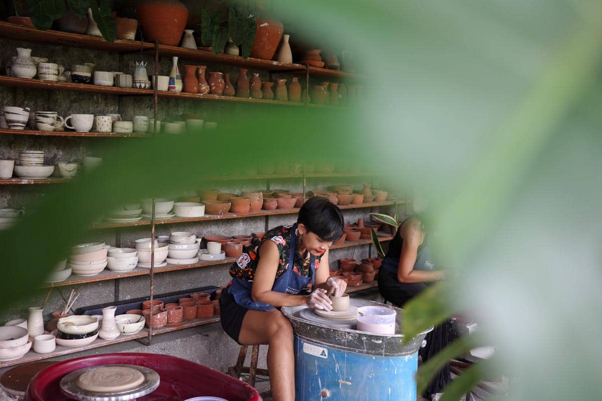 pottery class di Serayu Pottery & Workshop Studio 