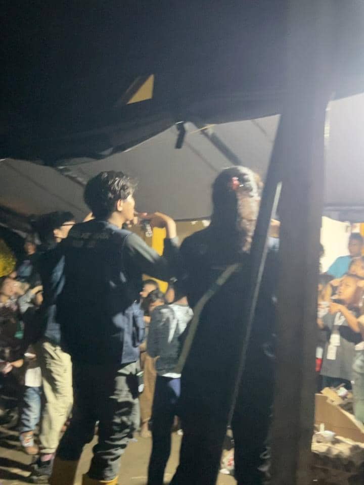 Sania Leonardo jadi sukarelawan bencana alam di Sumatra Utara.