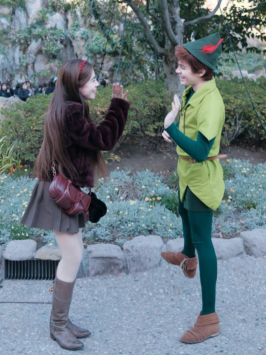 Felicya Angelista bertemu Peterpan di Tokyo Disney Resort's