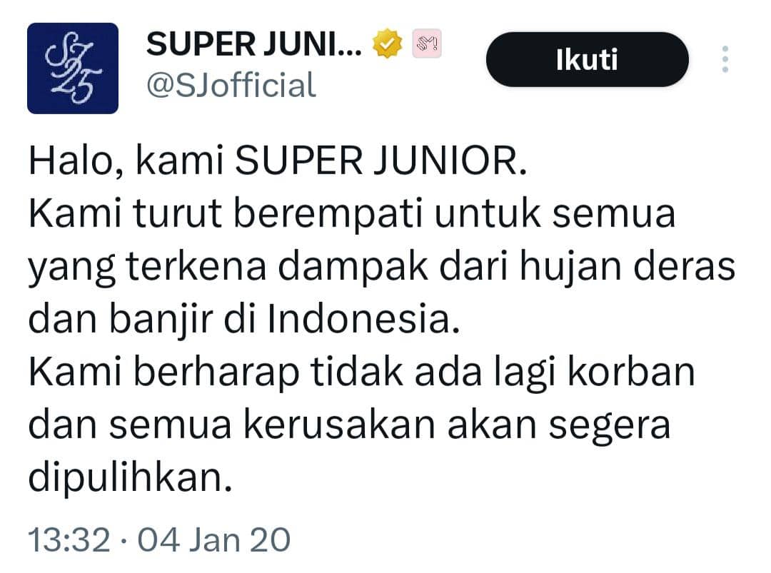 postingan Super Junior