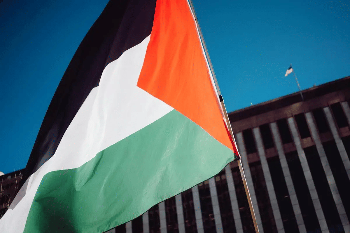 Ilustrasi Bendera Palestina (pexels.com/Alfo Medeiros)