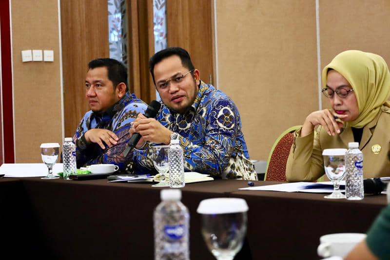 Gubernur Kaltim, Rudy Mas’ud saat Rapat terkait batas wilayah IKN di Kemendagri 