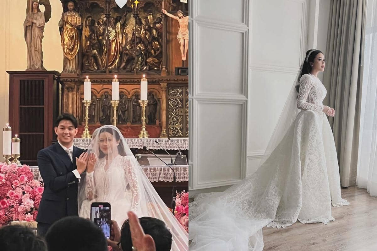 Brisia Jodie dan Jonathan Alden menikah