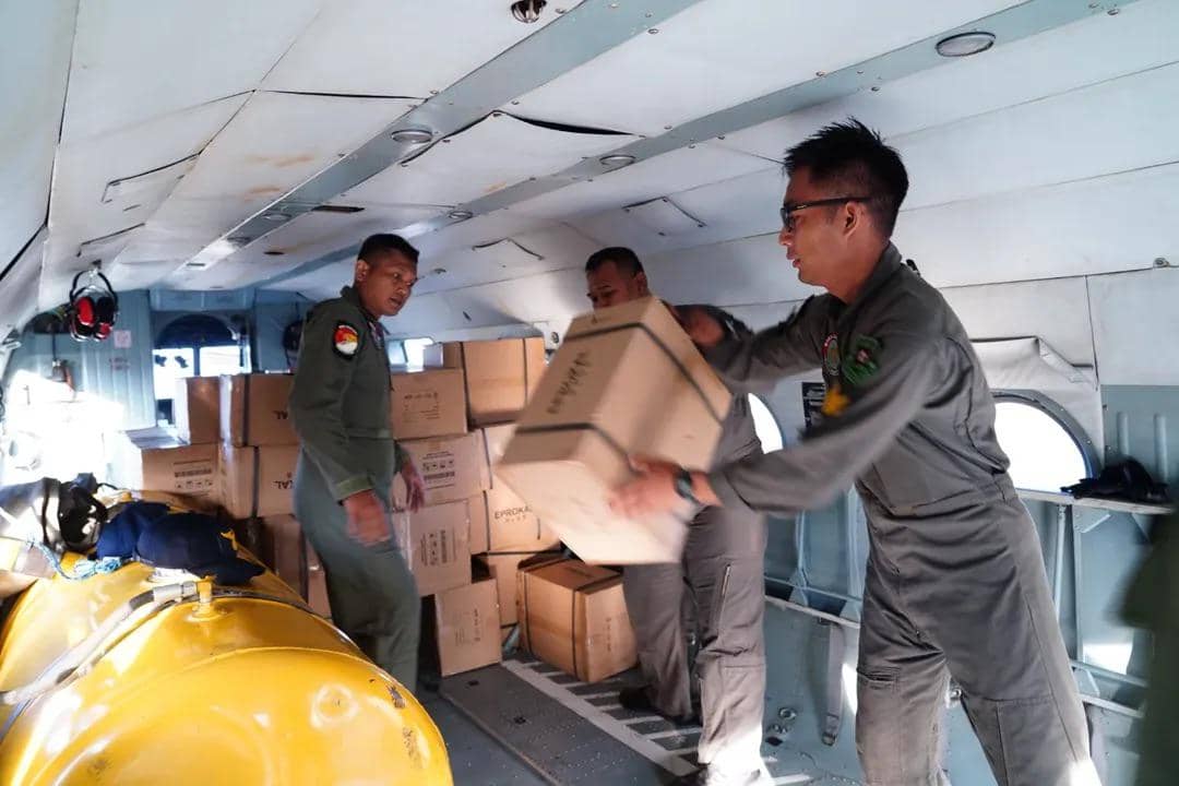 Bantuan bencana banjir di Aceh